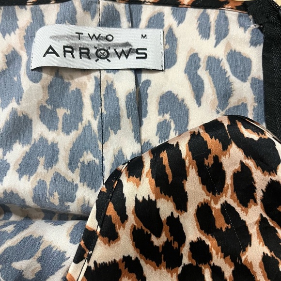Two Arrows Leopard Print Midi Slip Dress - Picture 4 of 7